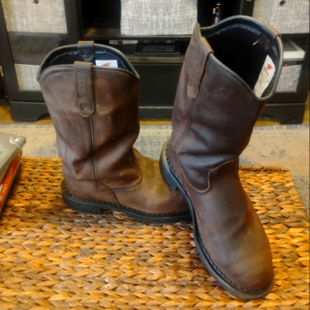 Red Wing 4436 SuperSole Men's Waterproof Safety Toe Metguard Boot - Size 9D